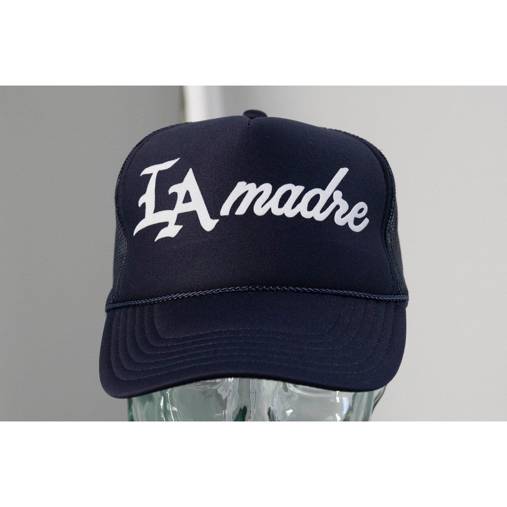 The Uplifters Trucker Hat Unisex OS Navy Blue LA Madre Mesh Snapback